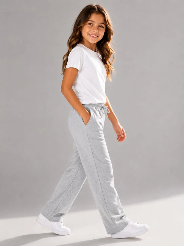 Pantalon De Buzo Recto Basico 240g Ajustable 70/30 Unisex