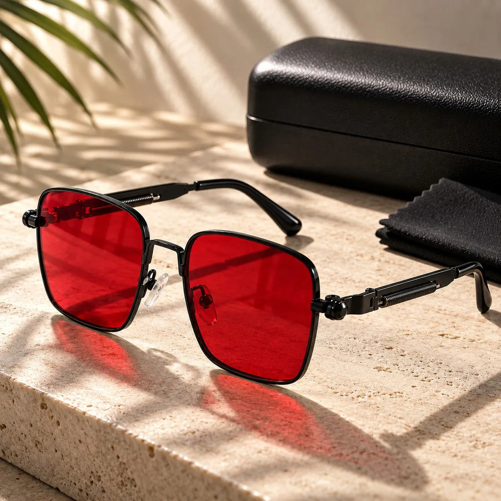 Lentes De Sol Mujer Polarizado Cuadrados Uv400 Marco Tr90