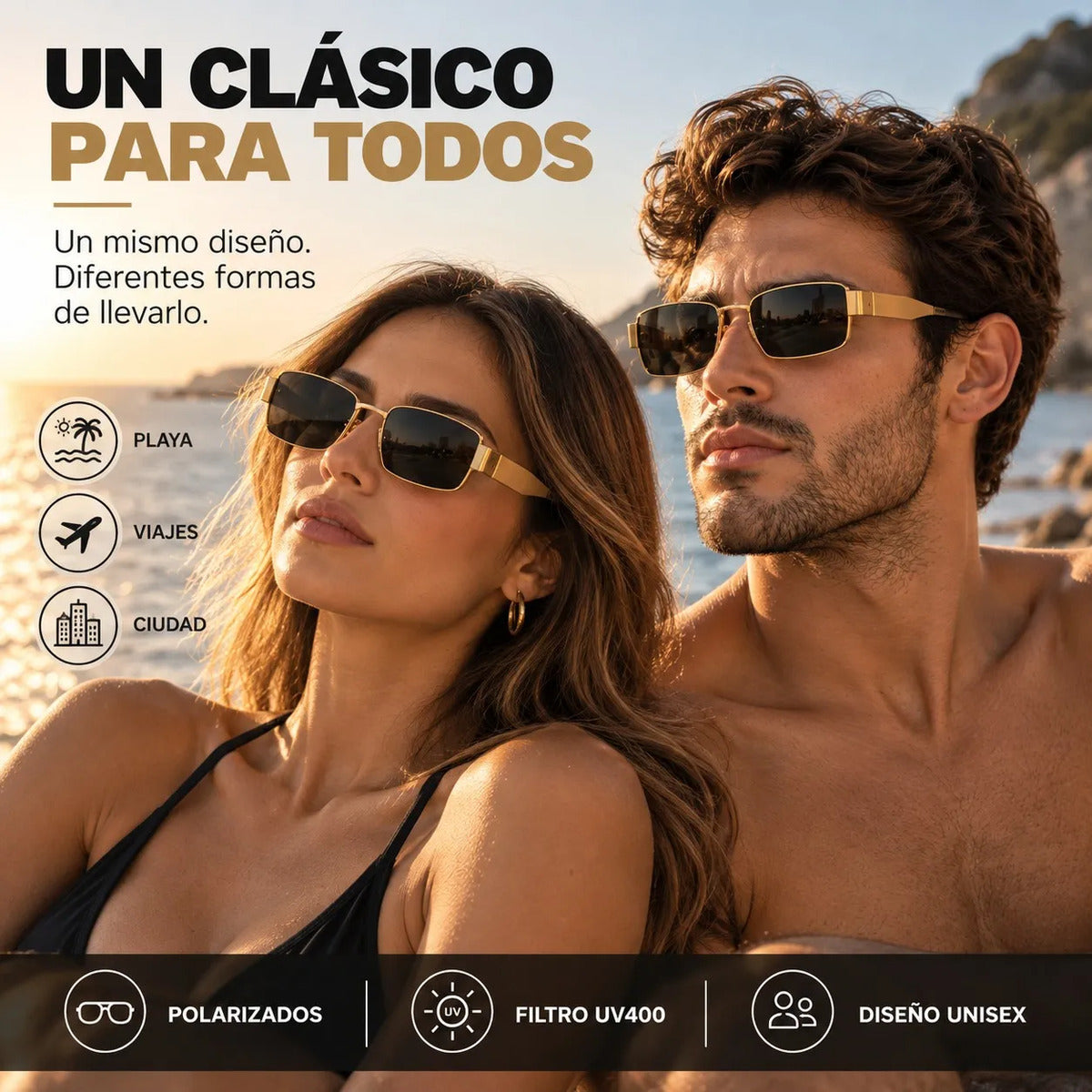 Negro/Gris oscuro | Dorado | Dorado con terminales negros