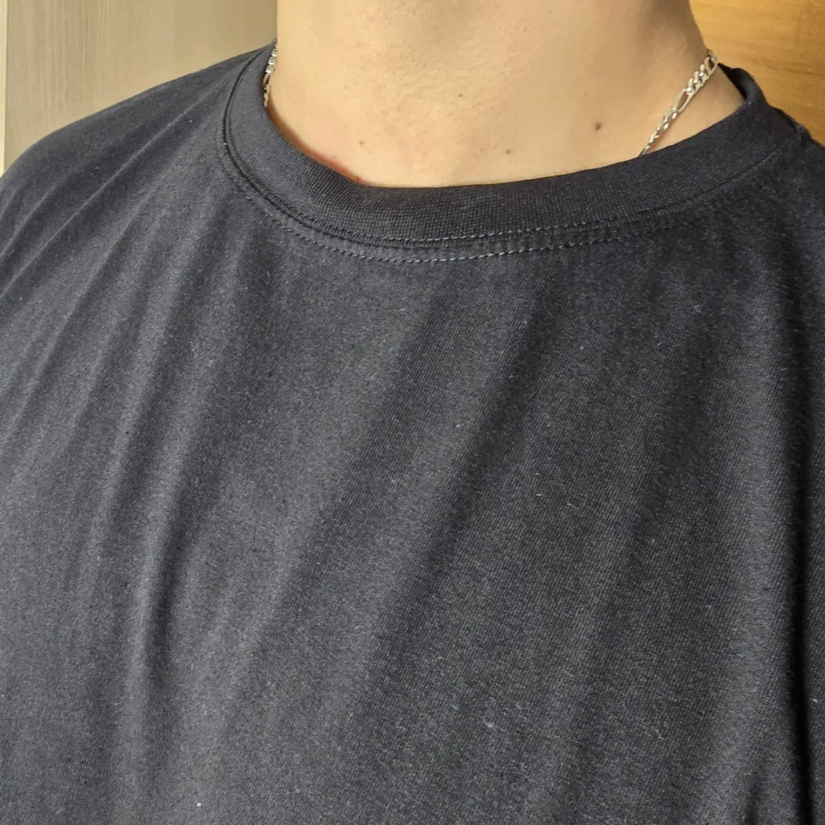 Polera Manga Larga Cuello Redondo 100% Algodón Para Estampar