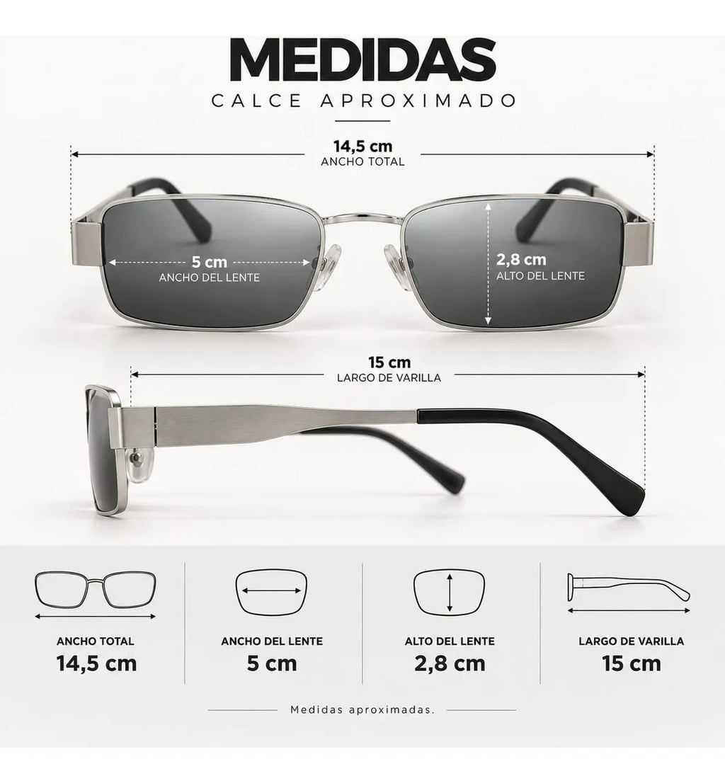 Gris oscuro/espejado | Plateado | Plateado y negro